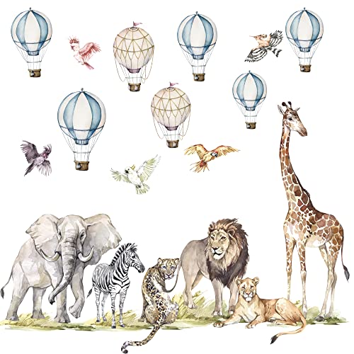 igibee Wandtattoo mit Safari, Elefant, Löwe & Giraffe, Selbstklebender Wandaufkleber, Wandsticker für Jungen & Mädchen, Wanddeko für Kinder, Einfaches Anbringen & Rückstandsloses Entfernen igibee Wandtattoo mit Safari, Elefant, Löwe & Giraffe, Selbstklebender Wandaufkleber, Wandsticker für Jungen & Mädchen, Wanddeko für Kinder, Einfaches Anbringen & Rückstandsloses Entfernen von igibee