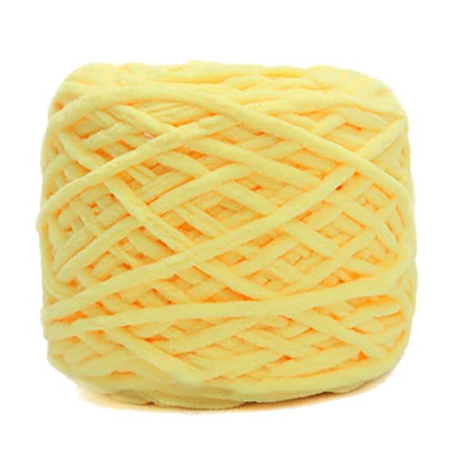 ihreesy 100m Chenille Wolle Garn DIY Handstricken, Weiche Garn Grobe Garnknäuel Mehrfarbiges Strickgarn Babywolle Strickdecke Decke Garn zum Häkeln und Stricken,Gelb ihreesy 100m Chenille Wolle Garn DIY Handstricken, Weiche Garn Grobe Garnknäuel Mehrfarbiges Strickgarn Babywolle Strickdecke Decke Garn zum Häkeln und Stricken,Gelb von ihreesy