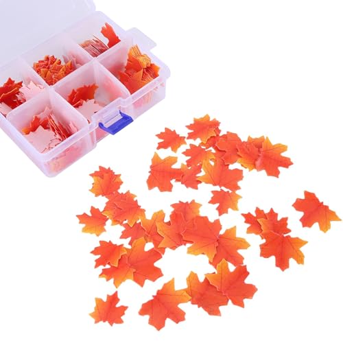 ihreesy 370 Stück Essbare Ahornblatt Cupcake Toppers,Tortendeko Cupcake Dekoration Maple Leaf Esspapier Kuchen-Decke Herbst Blätter Muffin Deko für Thanksgiving Babyparty Kinder Geburtstag Party ihreesy 370 Stück Essbare Ahornblatt Cupcake Toppers,Tortendeko Cupcake Dekoration Maple Leaf Esspapier Kuchen-Decke Herbst Blätter Muffin Deko für Thanksgiving Babyparty Kinder Geburtstag Party von ihreesy