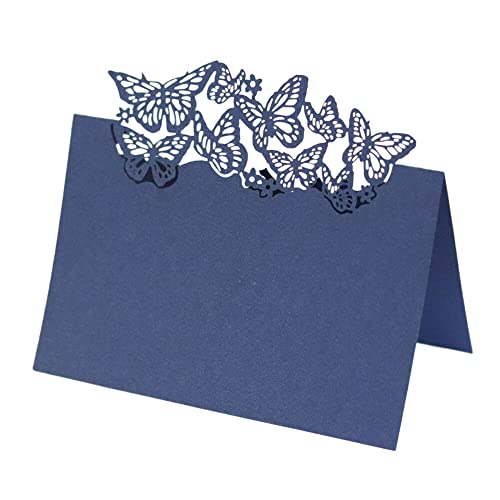 ihreesy 50 Stück Tischkarte Schmetterling Hohl, Laser Schnitt Namenskärtchen Hochzeit Sitznummernkarten Namensschild Sitzkarte Dreidimensional Platzkarten Hochzeit Party Dekoration,Königsblau ihreesy 50 Stück Tischkarte Schmetterling Hohl, Laser Schnitt Namenskärtchen Hochzeit Sitznummernkarten Namensschild Sitzkarte Dreidimensional Platzkarten Hochzeit Party Dekoration,Königsblau von ihreesy
