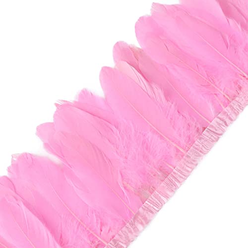 ihreesy Feder Fringe Trim Borte, 2m Federborte mit Satinband Federbesatz Feder Fransenbesatz Gänsefedern zum Basteln Federbesatz Flauschige Federfransen zum Nähen Kostüm Dekoration,Dunkle Rosa ihreesy Feder Fringe Trim Borte, 2m Federborte mit Satinband Federbesatz Feder Fransenbesatz Gänsefedern zum Basteln Federbesatz Flauschige Federfransen zum Nähen Kostüm Dekoration,Dunkle Rosa von ihreesy