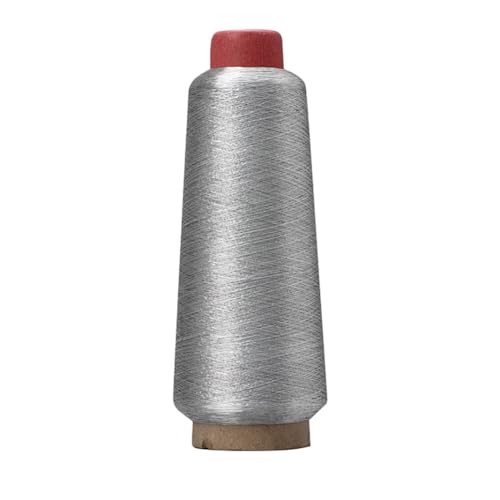ihreesy Metallisches Maschinenstickgarn,Kreuzstich Fäden Metallic Stickgarn Polyester Nähgarn Glitzer Stickgarn für Nähmaschine Overlockgarn zum Nähen Kreuzstich Sticken Handstricken,Silber ihreesy Metallisches Maschinenstickgarn,Kreuzstich Fäden Metallic Stickgarn Polyester Nähgarn Glitzer Stickgarn für Nähmaschine Overlockgarn zum Nähen Kreuzstich Sticken Handstricken,Silber von ihreesy