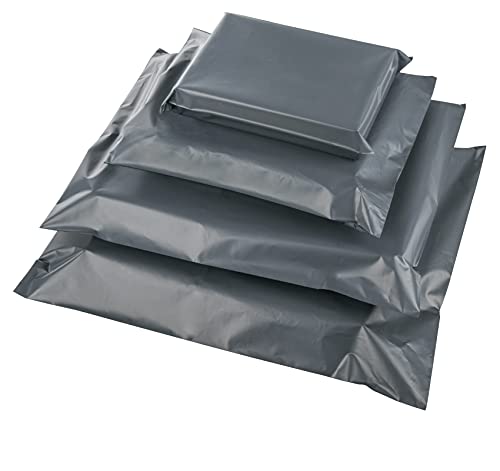 100 Versandbeutel Plastik Versandtaschen Mit 4 Größen,Selbstklebend und Blickdicht,Versandtüte Warenbeutel Plastikbeutel Kurierumschlag Versandbeutel für Kleidung Gütern und Textilien,Grau 100 Versandbeutel Plastik Versandtaschen Mit 4 Größen,Selbstklebend und Blickdicht,Versandtüte Warenbeutel Plastikbeutel Kurierumschlag Versandbeutel für Kleidung Gütern und Textilien,Grau von ilauke