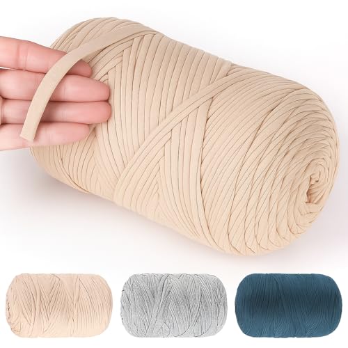 600g/200m T-Shirt Garn, Strickgarn, ilauke Stoff Zum Häkeln, Häkelgarn Dickes Garn für Häkeltaschen/Körbe/Teppiche, Heimdekoration, DIY-Kunsthandwerk 600g/200m T-Shirt Garn, Strickgarn, ilauke Stoff Zum Häkeln, Häkelgarn Dickes Garn für Häkeltaschen/Körbe/Teppiche, Heimdekoration, DIY-Kunsthandwerk von ilauke