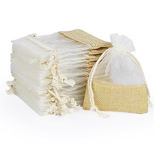 ilauke Geschenksäckchen,36 Hochzeit Organzabeutel 8x10cm,Kleine Organzasäckchen Spleißen Jutesäckchen mit Zugband, Wiederverwendbare Säckli Beutel Geschenk Schmuckbeutel für Party Feiern Weihnachten ilauke Geschenksäckchen,36 Hochzeit Organzabeutel 8x10cm,Kleine Organzasäckchen Spleißen Jutesäckchen mit Zugband, Wiederverwendbare Säckli Beutel Geschenk Schmuckbeutel für Party Feiern Weihnachten von ilauke