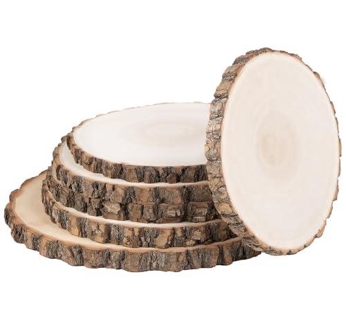 ilauke Holzscheiben für Tafelaufsätze, 30,5 - 33 cm, natürliche, unlackierte Holzscheiben zum Basteln, große Holzplatten für Hochzeiten, Tafelaufsätze, Dekoration und DIY-Projekte, Malerei, Handwerk ilauke Holzscheiben für Tafelaufsätze, 30,5 - 33 cm, natürliche, unlackierte Holzscheiben zum Basteln, große Holzplatten für Hochzeiten, Tafelaufsätze, Dekoration und DIY-Projekte, Malerei, Handwerk von ilauke