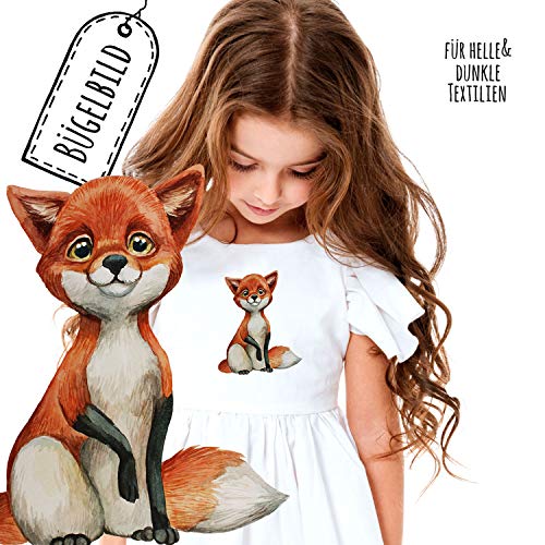 ilka parey wandtattoo-welt Bügelbild Fuchs Füchschen Pfote hoch - Gr.2 - ca. 12,5cm x 10cm - 2-3 Testaufbügler - für helle & dunkle Textilien bis 40° waschbar ilka parey wandtattoo-welt Bügelbild Fuchs Füchschen Pfote hoch - Gr.2 - ca. 12,5cm x 10cm - 2-3 Testaufbügler - für helle & dunkle Textilien bis 40° waschbar von ilka parey wandtattoo-welt