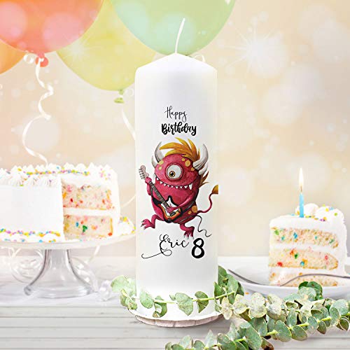 Geburtstagskerze Kerze zum Geburtstag Monster E-Gitarre Wunschname Alter wk137 + wahlweise passendes Teelichthüllen-Set te137 - ausgewählte Menge: *Geburtstagskerze* Geburtstagskerze Kerze zum Geburtstag Monster E-Gitarre Wunschname Alter wk137 + wahlweise passendes Teelichthüllen-Set te137 - ausgewählte Menge: *Geburtstagskerze* von ilka parey wandtattoo-welt