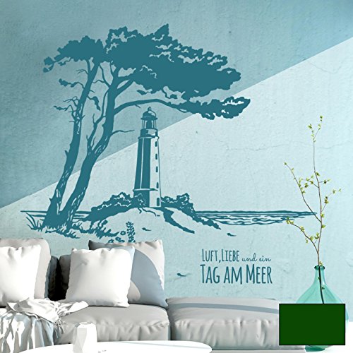 Wandtattoo Wandaufkleber Wandsticker Aufkleber Sticker Ostsee Hiddensee Leuchtturm & Spruch M1930 ausgewählte Farbe: *dunkelgrün* ausgewählte Größe: *M* Wandtattoo Wandaufkleber Wandsticker Aufkleber Sticker Ostsee Hiddensee Leuchtturm & Spruch M1930 ausgewählte Farbe: *dunkelgrün* ausgewählte Größe: *M* von ilka parey wandtattoo welt