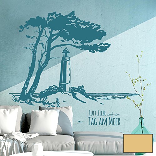 Wandtattoo Wandaufkleber Wandsticker Aufkleber Sticker Ostsee Hiddensee Leuchtturm & Spruch M1930 ausgewählte Farbe: *hellbraun* ausgewählte Größe: *XL* Wandtattoo Wandaufkleber Wandsticker Aufkleber Sticker Ostsee Hiddensee Leuchtturm & Spruch M1930 ausgewählte Farbe: *hellbraun* ausgewählte Größe: *XL* von ilka parey wandtattoo-welt