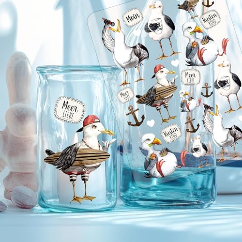 ilka parey Sticker Rubonsticker Möwen maritim seagull Meer Küste Strand surfen - Rubons - Rub on DIY für Windlicht Teelicht- Erschaffen Sie ihre eigene maritime Welt A5 Bogen rb24 ilka parey Sticker Rubonsticker Möwen maritim seagull Meer Küste Strand surfen - Rubons - Rub on DIY für Windlicht Teelicht- Erschaffen Sie ihre eigene maritime Welt A5 Bogen rb24 von ilka parey wandtattoo-welt