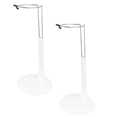 imFreienawn Puppenständer für 24,9 cm große Puppen, 2 Stück, verstellbar, universeller Puppenhalter, kratzfest, stabil, Actionfigurenständer, Zubehör, Weiß imFreienawn Puppenständer für 24,9 cm große Puppen, 2 Stück, verstellbar, universeller Puppenhalter, kratzfest, stabil, Actionfigurenständer, Zubehör, Weiß von imFreienawn