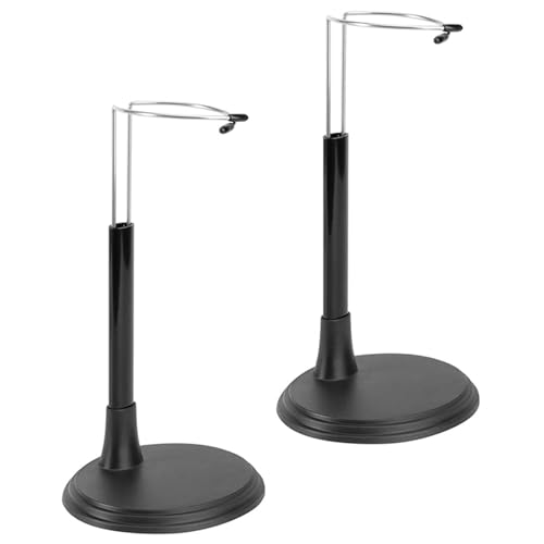 imFreienawn Puppenständer für 9, 8 -Zoll -Puppen 2pcs einstellbare universelle Puppeninhaber Ständer kratzfeste Aktion Figur Standszubehör, Schwarz imFreienawn Puppenständer für 9, 8 -Zoll -Puppen 2pcs einstellbare universelle Puppeninhaber Ständer kratzfeste Aktion Figur Standszubehör, Schwarz von imFreienawn