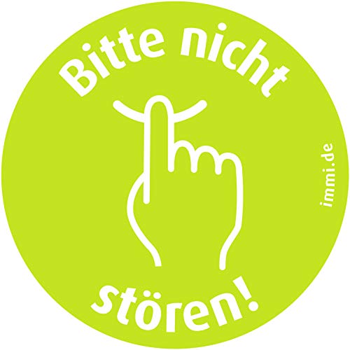 immi 10 St. Kleiner Dezenter Bitte nicht stören Aufkleber 45mm, wieder ablösbar immi 10 St. Kleiner Dezenter Bitte nicht stören Aufkleber 45mm, wieder ablösbar von immi