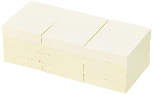 Gelbe Haftnotizen, 50 x 40mm, FSC-Siegel, 100 Blatt pro Block, 4x3 Blöcke pro Pack von inFO Notes