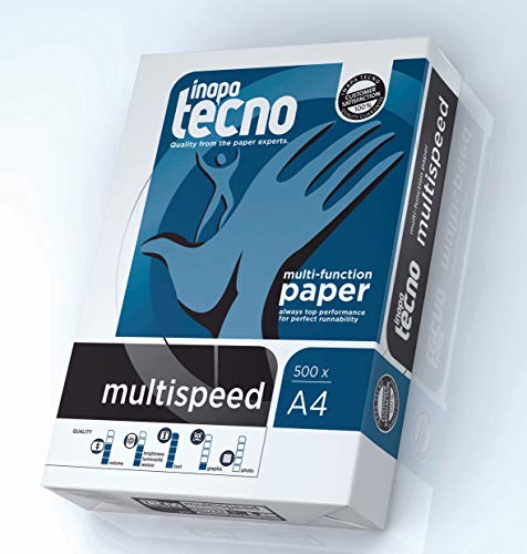 5000 Blatt DIN A4 Kopierpapier 75 g / m² Typ Multispeed von INAPA das hochwertige Allrounder Druckerpapier 5000 Blatt DIN A4 Kopierpapier 75 g / m² Typ Multispeed von INAPA das hochwertige Allrounder Druckerpapier von inapa