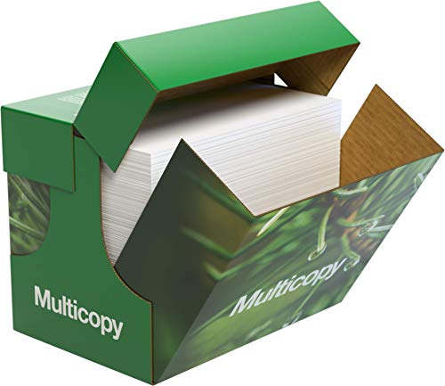 Papyrus 88046519 Kopierpapier Druckerpapier MultiCopy: 80 g/qm², A4, Weiß, 2500 Blatt - Exzellentes Druckergebnis mit Umweltbewusstsein von inapa