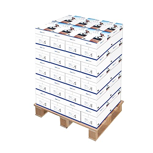 inapa Drucker-/ Kopierpapier tecno Speed: 80 g/m², A4, 1 Palette (100.000 Blatt), weiß - schnell und staufrei drucken von inapa