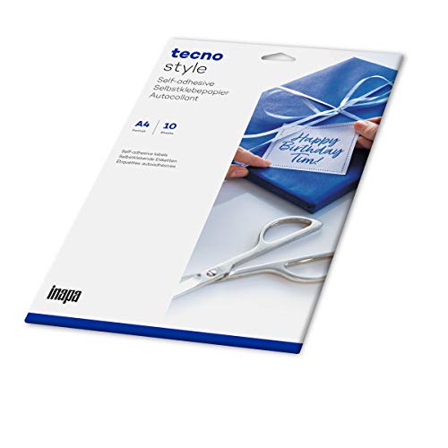 inapa Etiketten selbstklebend, bedruckbar, Stickerpapier tecno Style, DIN A4, 10 Blatt inapa Etiketten selbstklebend, bedruckbar, Stickerpapier tecno Style, DIN A4, 10 Blatt von inapa