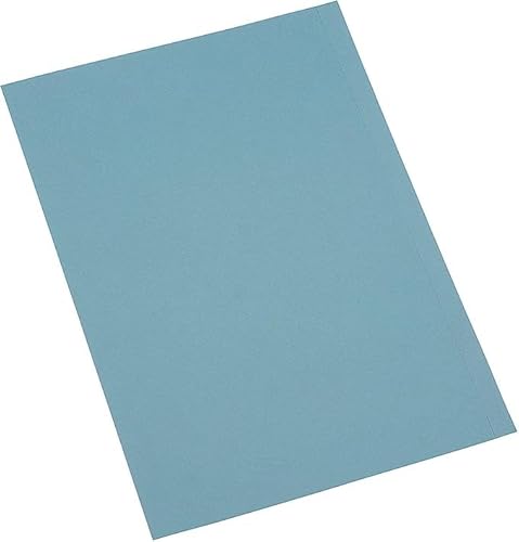 Indigo Quadratischer Ordner Kanzleipapier, 180 g/m², Blau, 10 Stück von indigo