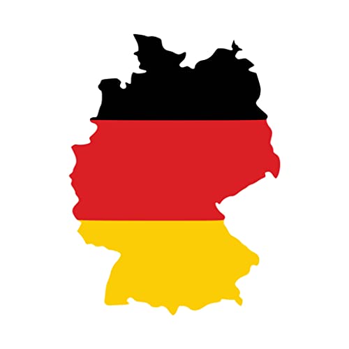 Deutsche Landkarte Bügelbild Siebdruck Transfer Patch Applikation Motiv Deutschland Deutschland von inking house