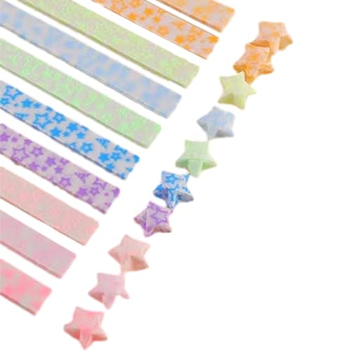 inlaw Lucky Paper Glitzerstreifen für Faltsterne - Faltbares Papierband im Dunkeln für Zubehör, Urlaubsdekorationen, Bastelbedarf inlaw Lucky Paper Glitzerstreifen für Faltsterne - Faltbares Papierband im Dunkeln für Zubehör, Urlaubsdekorationen, Bastelbedarf von inlaw