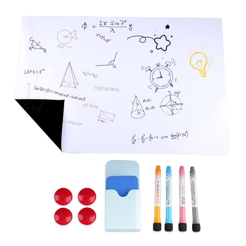 inodiref 60x40 Magnetisches Whiteboard Whiteboard Folie Abwischbare Magnetfolie Selbstklebend Wiederverwendbar Mit magnetischem Stifthalter und Radiergummi für Hause, Schule und Büro inodiref 60x40 Magnetisches Whiteboard Whiteboard Folie Abwischbare Magnetfolie Selbstklebend Wiederverwendbar Mit magnetischem Stifthalter und Radiergummi für Hause, Schule und Büro von inodiref