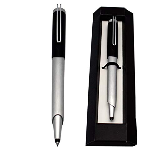 Inoxcrom Kugelschreiber, Modell Fett, mit Drehsystem, Korpus in Schwarz und Grau, Lieferung in Etui Inoxcrom Kugelschreiber, Modell Fett, mit Drehsystem, Korpus in Schwarz und Grau, Lieferung in Etui von inoxcrom: