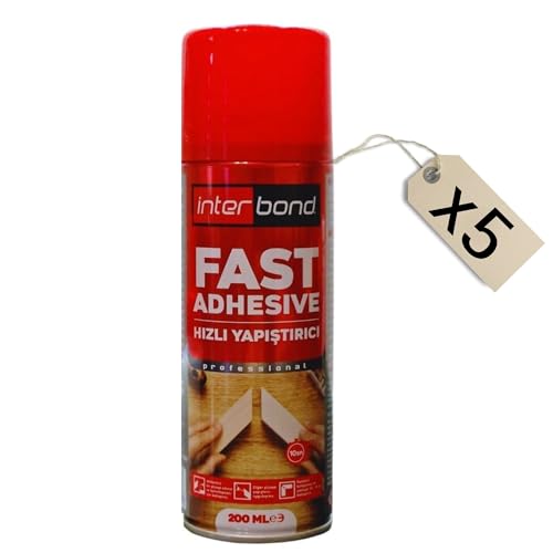 Interbond Aktivator Spray Aushärtungsbeschleuinger 200ml für Sekundenkleber (5) von interbond