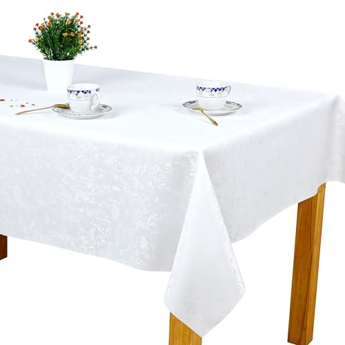 invitta Tischdecke Weiß 100x100 cm, Fleckabweisend mit Lotuseffekt Modern Doppelseitig Eleganter Marmor 100% Polyester, U4 Marmor 2000 invitta Tischdecke Weiß 100x100 cm, Fleckabweisend mit Lotuseffekt Modern Doppelseitig Eleganter Marmor 100% Polyester, U4 Marmor 2000 von invitta