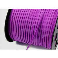 Band flach Kunstwildleder, 2,5 x 1,4 mm Schieferblau / 5 Meter von inwaria