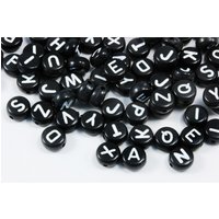 Buchstabenperlen A-Z, Ø 7 mm, rund, Mix perlen Weiß / 500 Stück Buchstabenperlen A-Z, Ø 7 mm, rund, Mix perlen Weiß / 500 Stück von inwaria