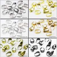 Collierschlaufe, 7 x 3,5 mm Silberfarben / 20 Stück Collierschlaufe, 7 x 3,5 mm Silberfarben / 20 Stück von inwaria