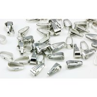 Collierschlaufe, 8,5 x 3,5 mm Silberfarben / 20 Stück Collierschlaufe, 8,5 x 3,5 mm Silberfarben / 20 Stück von inwaria