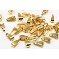 Collierschlaufe, 8,5 x 3,5 mm Silberfarben / 20 Stück Collierschlaufe, 8,5 x 3,5 mm Silberfarben / 20 Stück von inwaria