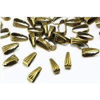 Collierschlaufe, 8,5 x 3,5 mm Silberfarben / 20 Stück Collierschlaufe, 8,5 x 3,5 mm Silberfarben / 20 Stück von inwaria