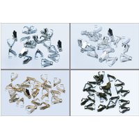 Collierschlaufen, 8 x 3 mm Bronzefarben / 100 Stück Collierschlaufen, 8 x 3 mm Bronzefarben / 100 Stück von inwaria