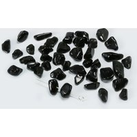 Edelstein Perlen, Achat schwarz, 5-8 mm, 50 Stück von inwaria