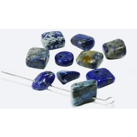 Edelstein Perlen, Lapis Lazuli, 6-17 mm, 50 Stück von inwaria