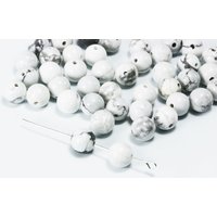 Edelstein Perlen, Magnesit, Kugel, Ø 8 mm, 10 Stück von inwaria