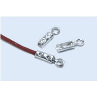 Endkappen aus 925 Silber, für Bänder bis 1 mm Endkappen aus 925 Silber, für Bänder bis 1 mm von inwaria