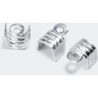 Endkappen aus 925 Silber, für flache Bänder bis 4 mm Endkappen aus 925 Silber, für flache Bänder bis 4 mm von inwaria