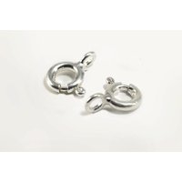Federringe Verschluss aus 925 SILBER, Ø 5/6/7/8 mm Federringe Verschluss aus 925 SILBER, Ø 5/6/7/8 mm von inwaria