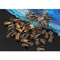 Flache Endkappen für Bänder bis 2,5 mm Silberfarben / 100 Stück Flache Endkappen für Bänder bis 2,5 mm Silberfarben / 100 Stück von inwaria