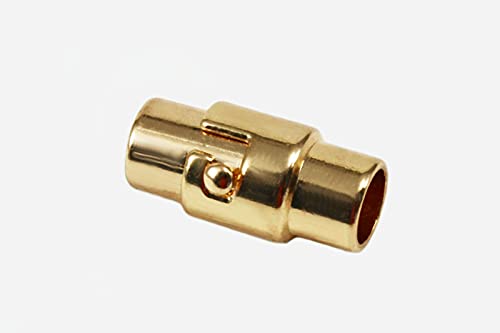 INWARIA Bajonettverschluss Magnetverschluss für Bänder 3 mm, 5 stück, MV-50/3_5st (Roségoldfarben) von inwaria