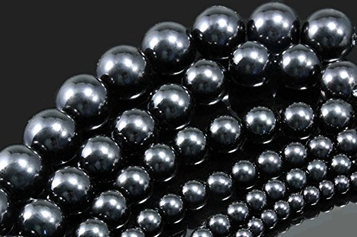 INWARIA Wachsperlen 4/5/6/8/10 mm Farbwahl Perlen Tischdeko rund Dekoperlen, WP5 (10mm - 50 Stück, Schwarz) von inwaria