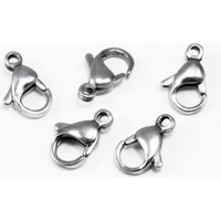 Karabiner Verschluss, 12/13 mm, Edelstahl 12mm / 1 Stück Karabiner Verschluss, 12/13 mm, Edelstahl 12mm / 1 Stück von inwaria