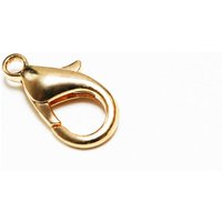 Karabiner Verschluss, 12 mm Rotgoldfarben / 20 Stück Karabiner Verschluss, 12 mm Rotgoldfarben / 20 Stück von inwaria