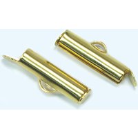 Kettenstege mit Öse, 15 x 4 mm Goldfarben / 10 Stück von inwaria
