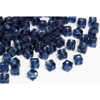 Kristall Glasperlen, Würfel, 4 mm, facettiert Crystal / 100 Stück Kristall Glasperlen, Würfel, 4 mm, facettiert Crystal / 100 Stück von inwaria